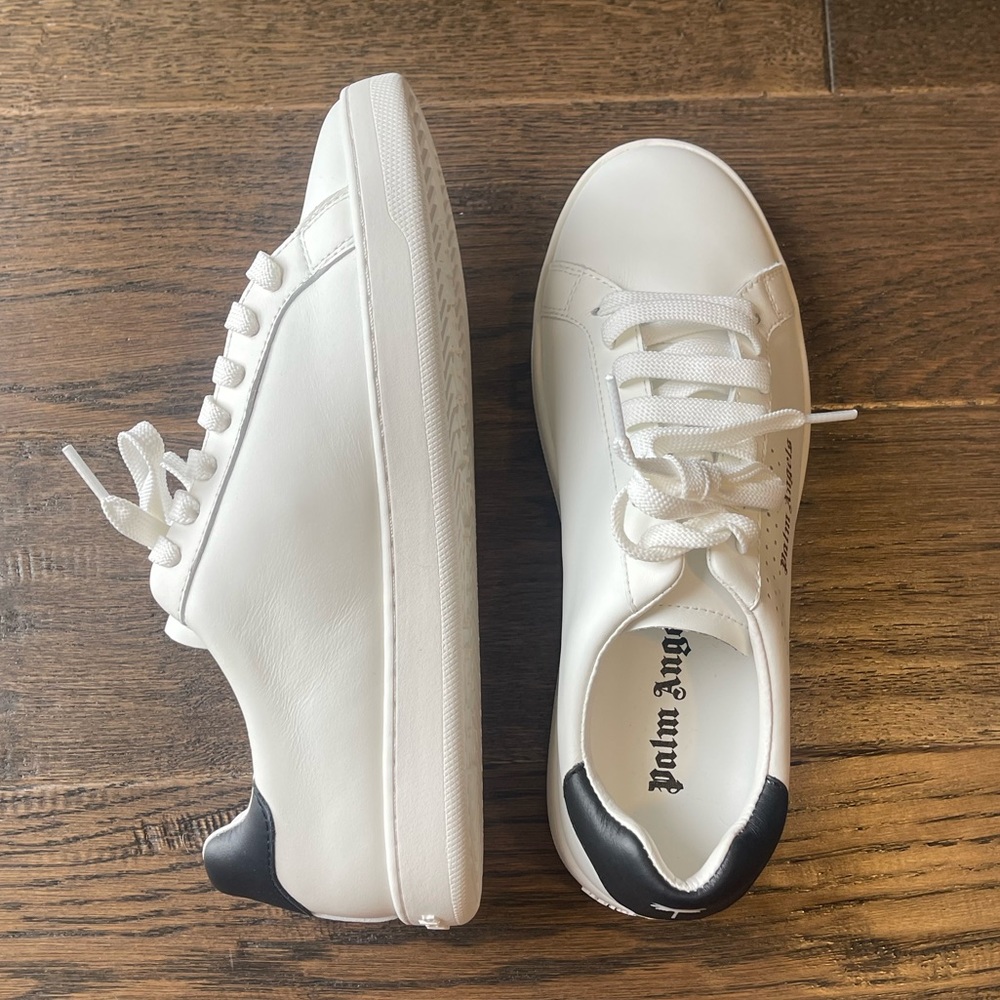 PALM ANGELS Unisex Palm One Leather Sneakers